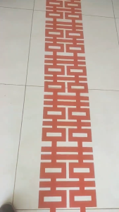 DOUBLE HAPPINESS NON WOVEN LONG XI WORD WEDDING STICKERS