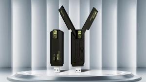 kebidumei | KEBIDUMEI BE6500 WiFi 7 USB Adapter 6500/1800Mbps Thẻ Mạng Không Dây Ba Băng Tần 2.4G&5.8G&6GHz Cho Win10/11 USB 3.0 Bên Ngoài