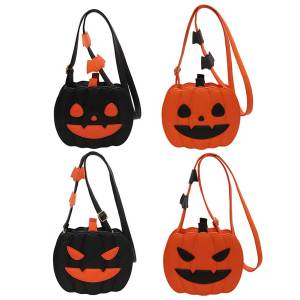 Nữ mojoyce mới lạ bí ngô Ví với khóa kéo túi đựng tài liệu Halloween Vui Túi