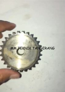 Sprocket RS 25 x 26 T Gear Rantai Single Gir gigi Z 26T RS25 -1 25Z26 25X26T 25-1 tipe B