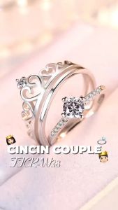 Cincin Tunangan Berkualitas & Mahkota W38 Jewelry: Pilihan Terbaik untuk Cincin Couple Premium