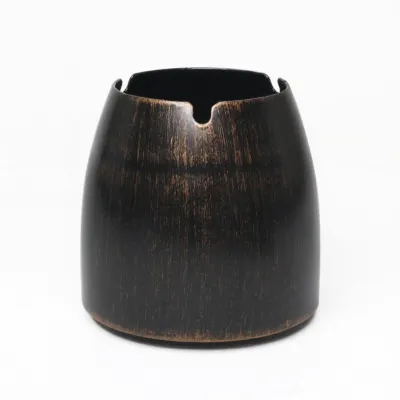 Large Size Stainless Steel Ashtray with Cover for Living Room Office Anti-Dust Creative Personalized Trendy Ashtray