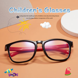 OQ BOGA 4 Màu Trẻ Em Hình Chữ Nhật Gọng Silicon Chống Ánh Sáng Xanh Máy Tính Kính Trẻ Em Bé Trai Bé Gái Bảo Vệ Mắt Kính Mắt