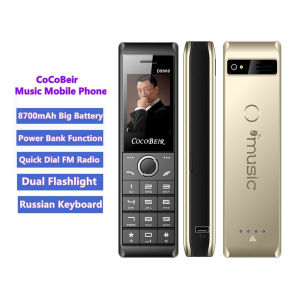D9000 Fashioned Mobile Phone  2.6Inch Cellular Flashlight MP3 FM Radio Retro Music Old Telephone