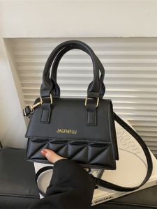 Túi Đeo Chéo Thời Trang Thường Ngày Cho Nữ Túi Vuông Nhỏ Túi Xách Túi Đeo Vai Đơn Túi Xách Bằng Da PU Mềm Màu Trơn Phong Cách Hàn Quốc