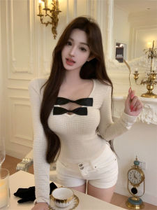 Unique Fitted Long Sleeve T-Shirt Women Autumn Winter