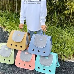 CylRedbat Pet bag Pet Carrier Bag Cat Backpack Cat Bag Carrier Bag Large Pet Dog Cat Carrier Bag Kucing Murah Beg Kucing 宠物包