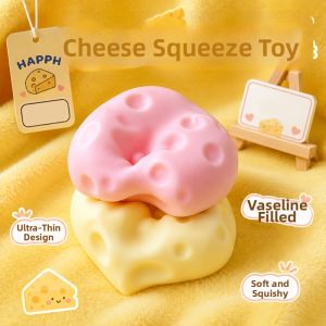 JOYLONG | Stress Relief No-Bounce Cheese Squishy Toy