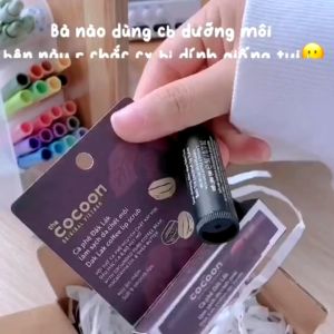 Tẩy da chết môi cà phê Đak Lak Cocoon 5g - Giúp làm ẩm và mềm môi