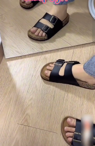 Sandal Wanita Terbaru Sendal Korean Style Simpel Slippers Flip Flop Gesper 2