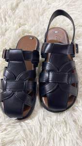 Sandal quai hậu phối khóa sục dọ chiến binh da mềm siêu cá tính phong cách Hàn quốc