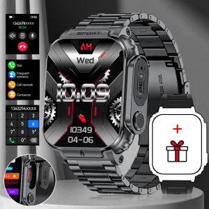 LIGE | LIGE Smart Watch Sport Health Tracker Sleep Monitoring 2-in-1 Watch Bluetooth Call SMS Reminder Multi Functional Smart Watch