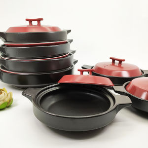 High Temperature Resistant Ceramic Sand Pot Stove Top Cooking Utensil for Home Commercial Hotel Restaurant Use