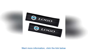Car Carbon Fiber Seat Belt Cover Case Shoulder Pad Proton Perodua Honda Toyota【2pcs】