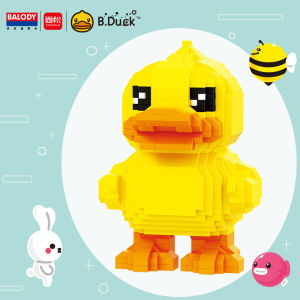 【Ready Stock】Balody B.Duck Yellow Duck Boy Girl Gift bricks blocks Mini Bricks Nano Building Blocks Toys 贝乐迪小黄鸭男孩女孩积木小颗粒拼装拼插益智积木