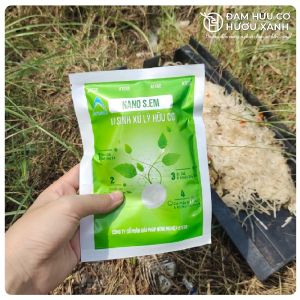 [UY TÍN] Vi Sinh Xử Lý Hữu Cơ NANO S.EM Ủ Đạm Cá Bánh Dầu Phân Bò Phân Dê Hoai Mục Hoàn Toàn (50gr)