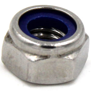 DIN985 M2.5-M8 Stainless Steel 304 Nylon Self-Locking Hex Lock Nuts | Durable Anti-Loosening Fasteners