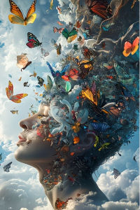 500/1000/1200/2000PCS Jigsaw Puzzle Surreal Butterfly Metamorphosis Art For Adults Great Weekend Relaxation And Family Fun