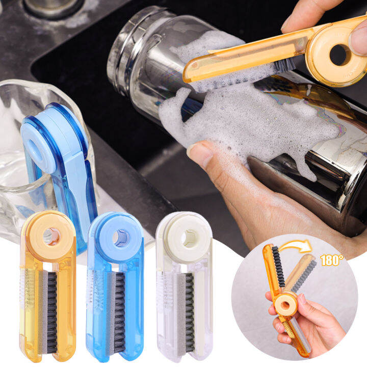 4 In 1 Cup Lid Cleaning Brush Set Multifunctional Water Bottle Cleaner Cup Lid Brush Straw 7277