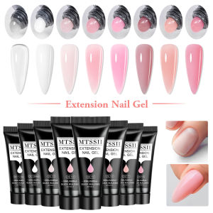 20ml Nude Pnk Clear Acrylic Poly Extension Gel For Nail Extension Finger Quick Building Gel Enamel Polygels Builder Polish Gel
