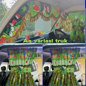 KAIN TIRAI PINTU MOBIL DAN LIS PONI KACA DEPAN 1SET 2JENOS BARANG