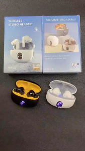 2025 New S10 Pro TWS Bluetooth Headset Touch Wireless Earphone Bluetooth 5.4 Sport Headphone with Mic Long Battery Life Low Latency LED