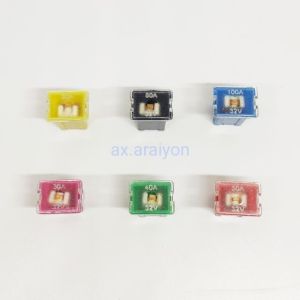 ฟิวส์รถยนต์ ฟิวส์เมนเมียตัวเล็กยาว 20A 30A 40A 50A 60A 80A 100A 1 ตัว