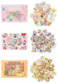 Japanese Style Sticker Package Pom Pom Purin Cinnamoroll Babycinnamoroll Coolomi Gemini Melody PVC Gilding Transparent Sticker. 