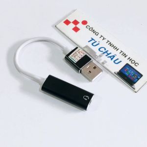 USB âm thanh 3.5 ly (4 điểm cực) / USB Sound Card HIFI Magic Voice 7.1