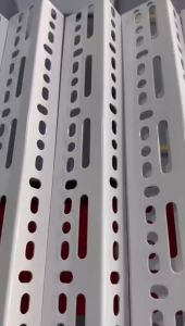 Sắt V Lỗ Đa Năng V4x6cm Màu Trắng- Đen Dầy 2mm. Thép V lỗ đa năng. Sắt Lắp Ghép Kệ V Lỗ