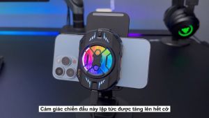 Quạt tản nhiệt điện thoại Black Shark Funcooler 4 Pro công suất 27W led RGB gaming hỗ trợ Livestream