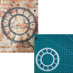 Star Clock Hair Clip metal cutting dies Scrapbooking decoration paper craft knife mould blade punch template Embossing stencils