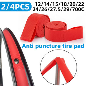 2/4PCS Bicycle Inner Tube Puncture Resistant Tire Pad 12/14/16/18/20/22/24/26/27.5/29/Inch 700c Tire Liner Puncture Resistant