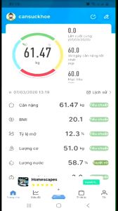 Cân Điện Tử sức khoẻ Kết Nối Bluetooth Phân Tích Chỉ Số Cơ Thể - Cân Sức Khỏe phân tích chỉ số cơ thể hàng chính hãng tặng kèm thước dây