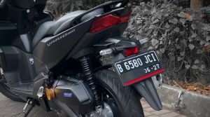 FOOT STEP BODY PROTECTOR HONDA VARIO 160 - KARET PELINDUNG PIJAKAN KAKI BELAKANG