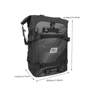 10L 20L 30L Universal Motorcycle Crash Bar Bag Saddlebag Frame Side Bumper Luggage For BMW R1250GS Adventure R1200GS lc