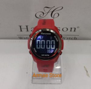 Terbaru Haryxson Jam Tangan Pria Wanita Original Digital Tali Rubber Waterproof