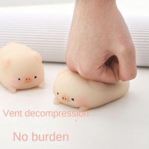 BEIBEI Cartoon Pig Squeeze Sensory Toy: A Fun TPR Animal Vent Ball for Kids