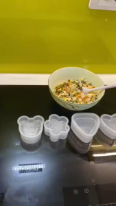 SET 7 Khuôn Làm Cơm Nắm 🍙Tặng Kèm Thìa Khuôn Ép Tạo Hình Cơm Nắm Chống Dính