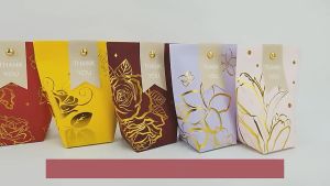 🇲🇾 Thank You Wedding Birthday Event Goodies Favors Candy Bag Door Gift Paper Box Kotak Gula Majlis Kahwin Doorgift Party