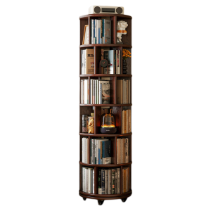 ZHUOHE | Rotatable 360 Degree Space-saving Bookshelf