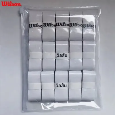 Wilson | Wilson Tennis Overgrip Badminton Hand Glue Sticky Non-slip Racket Overgrip Badminton Tennis Beach Racket Sweatband grip ที่พันด้ามจับไม้เทนนิสแบบกันลื่น ยี่ห้อ Wilson รุ่น Original สำหรับแบดมินตัน เทนนิส และไม้ชายหาด