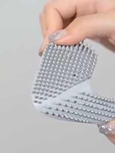 แปรงล้างห้องน้ำ ซิลิโคนล้างออกง่าย ขัดชักโครก ฟรีแถมที่ติดผนัง - วัสดุซิลิโคน แปรงขัดส้วม ฟรีแถมที่ติดผนัง