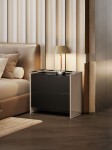 Italian Luxury Modern Storage Bedside Cabinet