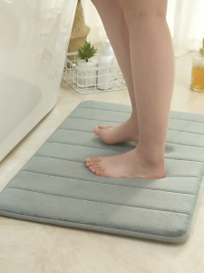 Plush Memory Foam Bath Mat 60 cm x 40 cm