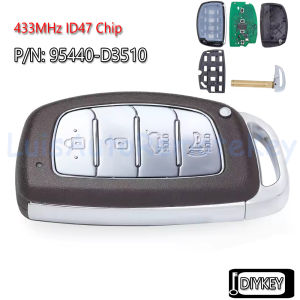 Smart Remote Car Key Fob 433MHz ID47 Chip for Hyundai Tucson 2016 2017 2018 2019 2020 2021 95440-D3100 95440-D3110 95440-D3510