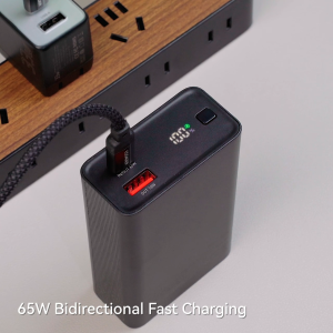 Essager 65W 20000mAh Power Bank Digital Display Portable USB A Type C Cable Charging Power Banks QC2.0/3.0/4.0 For PD29W iPhone iPad Macbook 65W Huawei Xiaomi Samsung Tablet Laptop Mobile Phone Fast Charger Power Bank