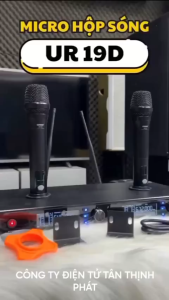 [BH 12 THÁNG]Micro không dây chính hãng ORIS UR-19D mic hộp sóng chất lượng cao chống hú chống nhiễu - ORIS UR19D