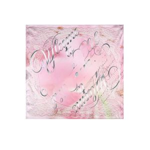 Pink Scarf Womens Strap Headscarf Multi-Functional Square Trendy Print Decorative Versatile Fashionable Chinese Brand