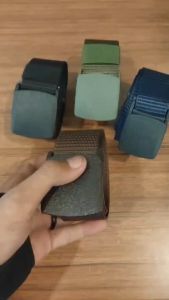 Ikat Pinggang Kanvas Keren - Hijau Army